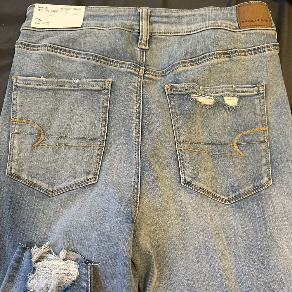 New with tags. American Eagle jeggings size 16